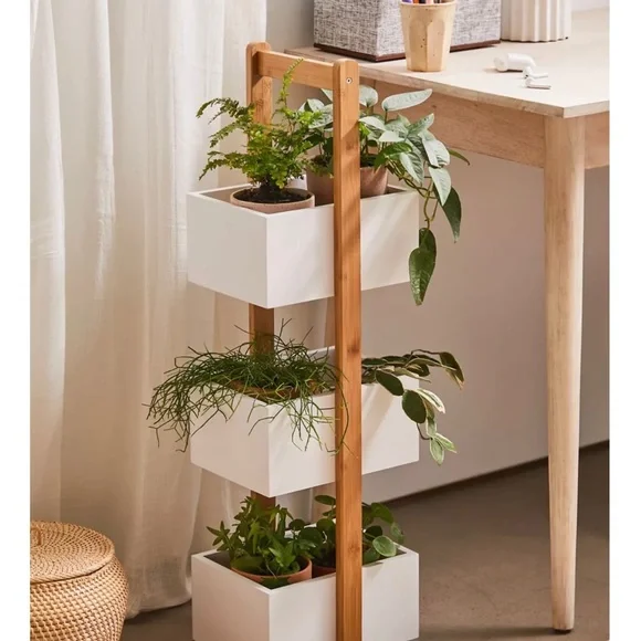 Brand new with box 3 tier bamboo bathroom storage - Picture 2 of 4